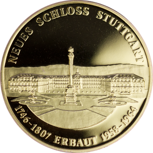 medal federal president Steinmeier gold back side