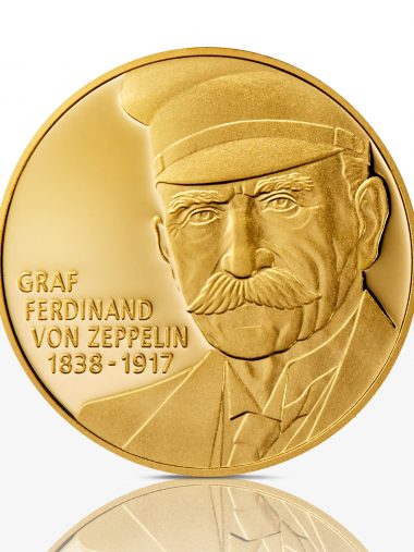 Ferdinand Count of Zeppelin – Gold medal proof
