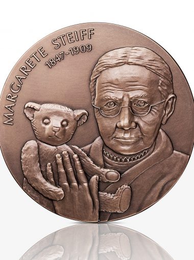 Margarete Steiff – Hochrelief-Medaille Bronze