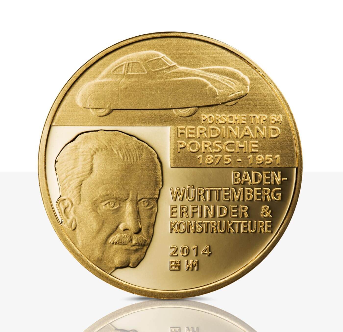 art medal Porsche bronze