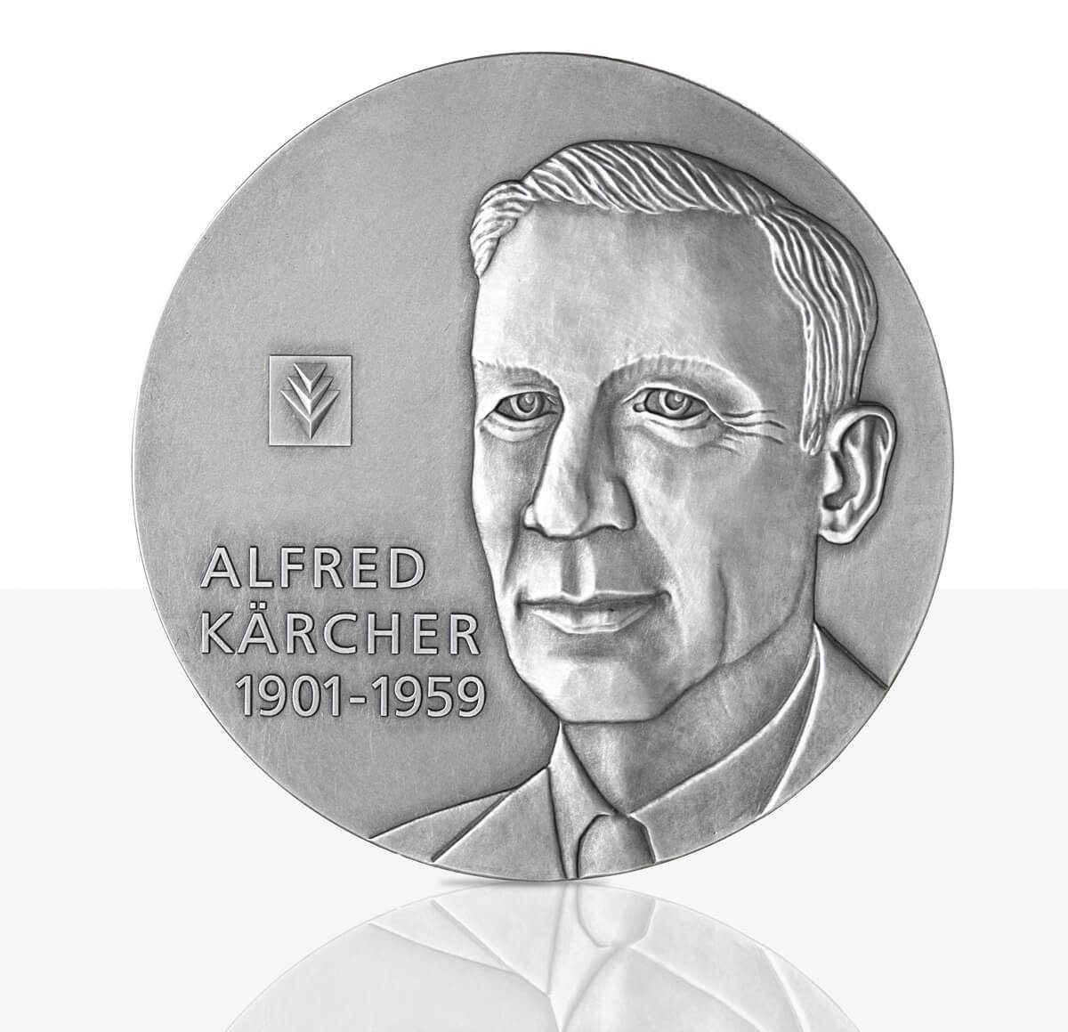 art medal Kärcher silver front side