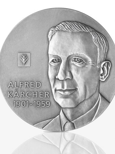 Alfred Kärcher – Hochrelief-Medaille Feinsilber