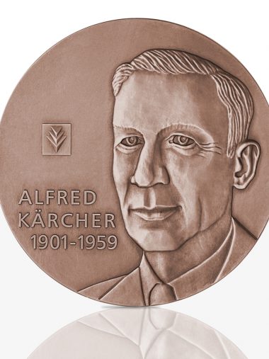 Alfred Kärcher – Hochrelief-Medaille Bronze