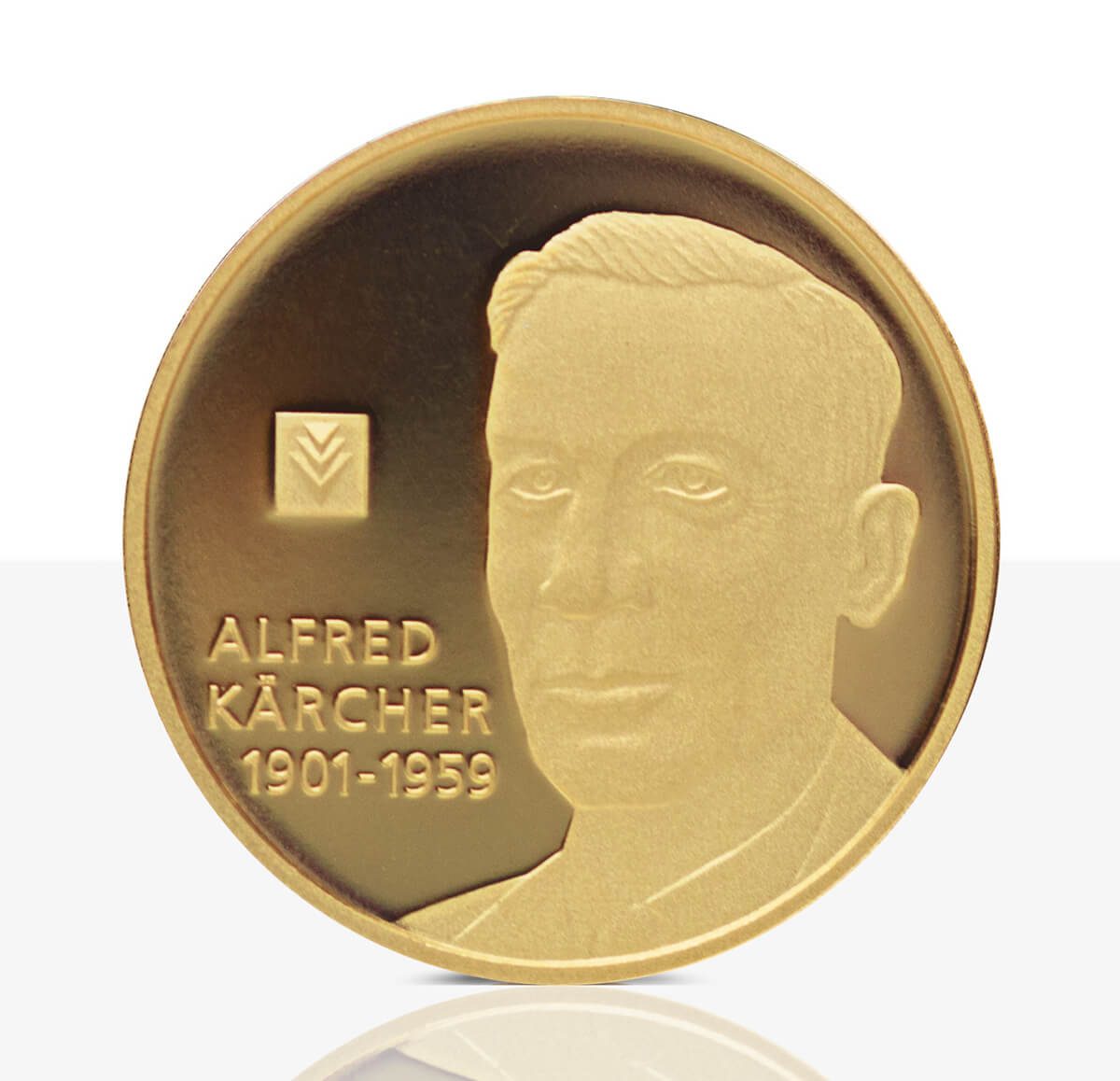 art medal Kärcher gold front side