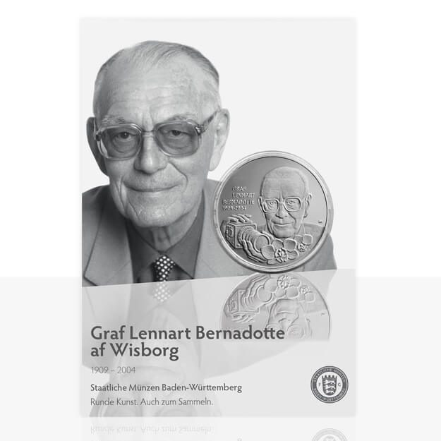 medal card Bernadotte