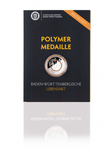Polymer-Feinsilbermedaille in Medaillenkarte “Baden-Württembergische Lebensart”