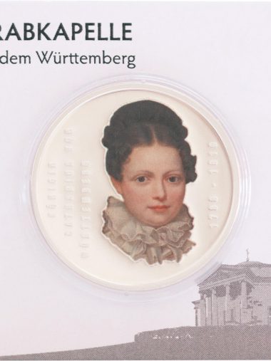 Königin Katharina – Grabkapelle – versilberte Medaille