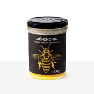 Münzhonig im 250g Glas