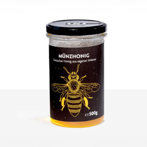 Münzhonig im 500g Glas