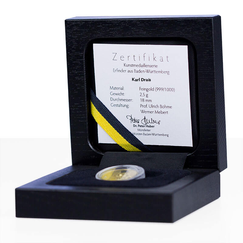 Kunstmedaille Etui Drais Feingold